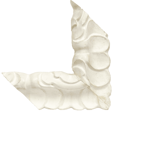 Moldura con talla tipo merengue 8 cm ancho