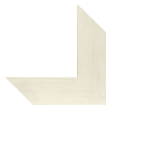 Moldura plana decapada lisa 6 cm